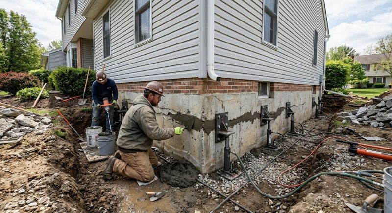 Basement Foundation Repair in Jamaica Plain, MA