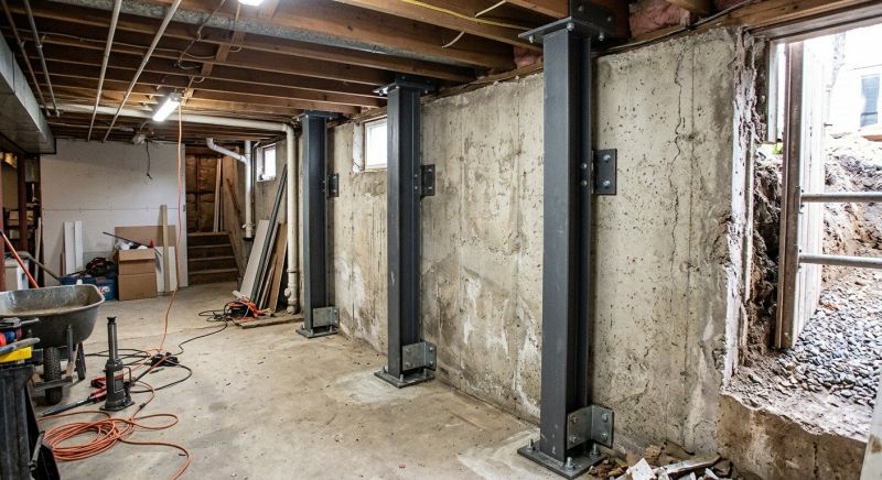 Basement Stabilization in Brookline, MA