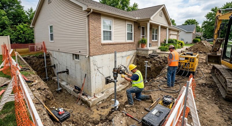 Building Foundation Repair in Hanover, MA