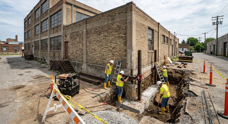 Building Foundation Repair in Lynn, MA