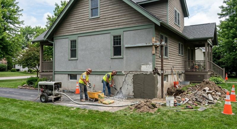 Building Foundation Repair in Newton, MA