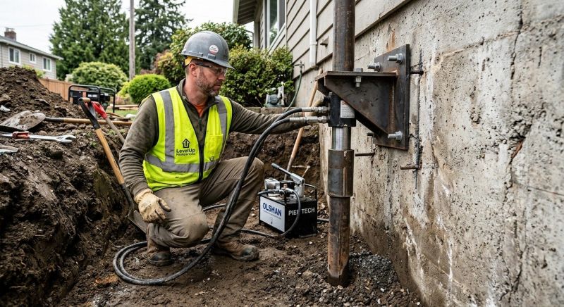 Concrete Foundation Leveling in South Easton, MA
