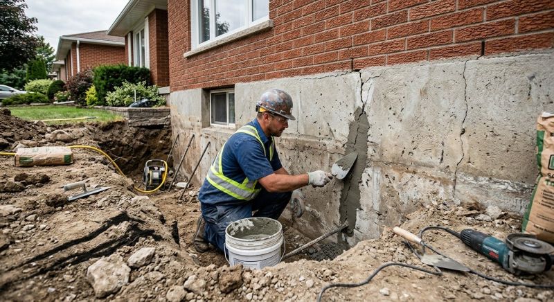 Concrete Foundation Repair in Concord, MA
