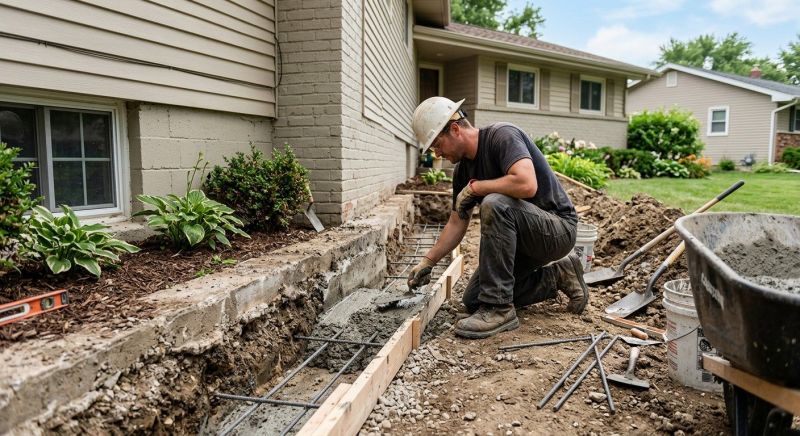 Concrete Foundation Repair in Hanson, MA