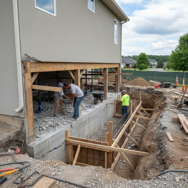 Concrete Foundation Repair in Holbrook, MA