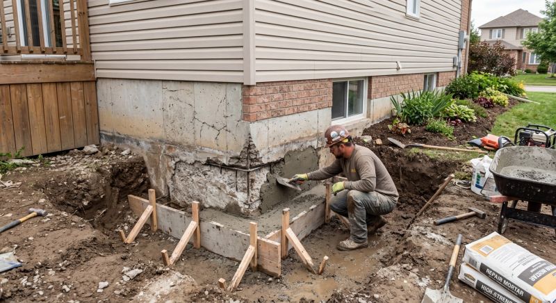 Concrete Foundation Repair in Jamaica Plain, MA