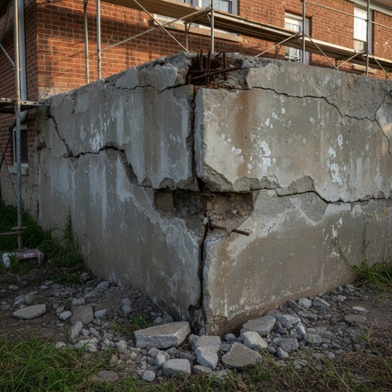 Cracked Foundation Repair in Brighton, MA