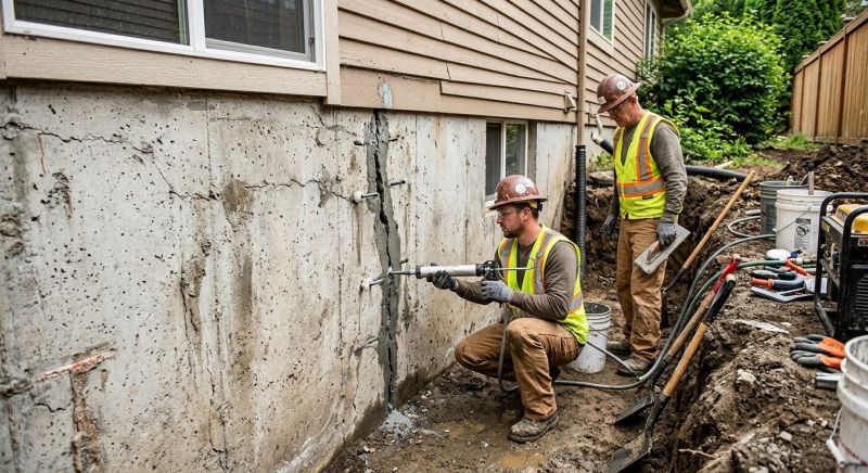 Cracked Foundation Repair in Essex County, MA