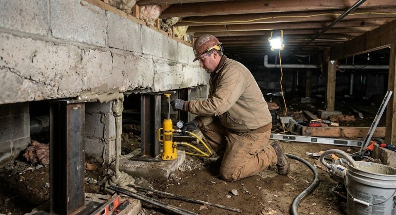 Crawlspace Foundation Repair in Canton, MA