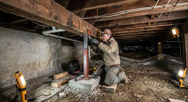 Crawlspace Foundation Repair in Hyde Park, MA