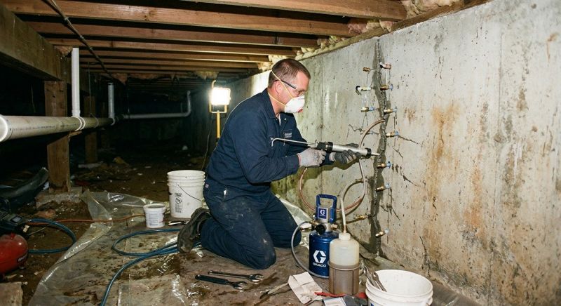 Crawlspace Foundation Repair in Marlborough, MA