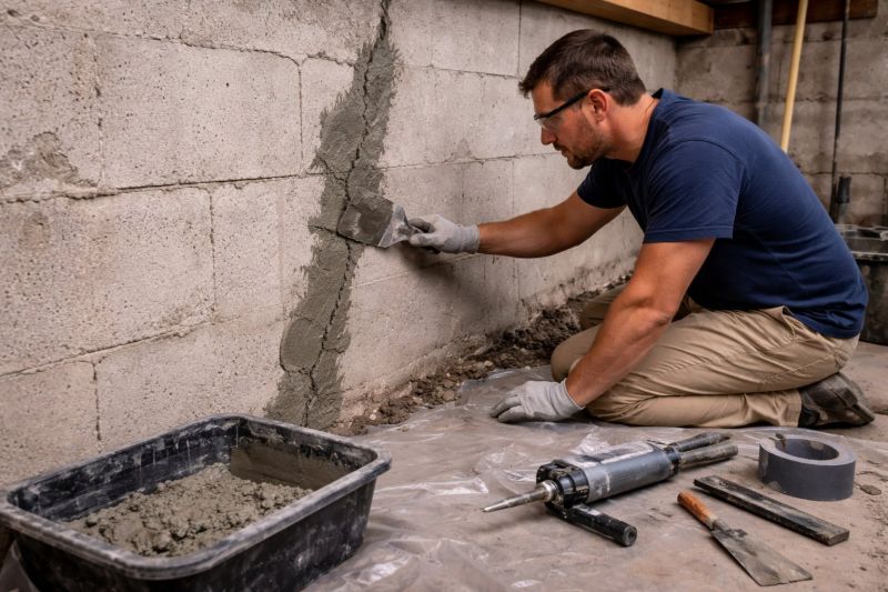 Foundation Crack Repair in Cambridge, MA
