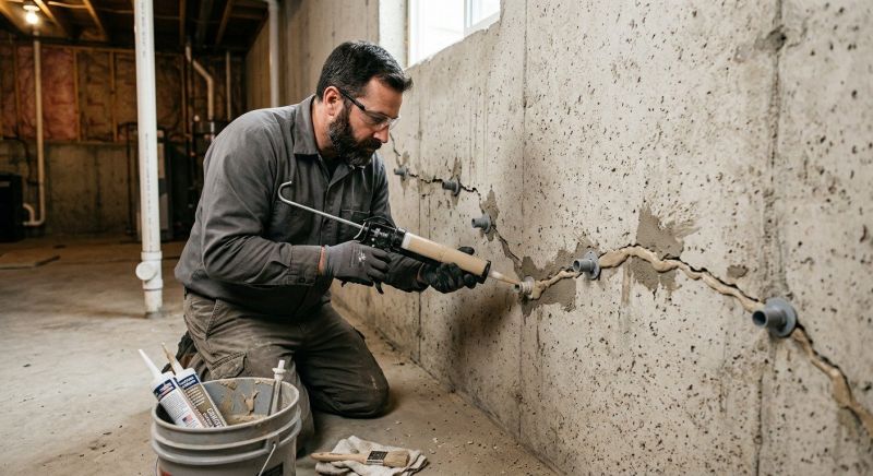 Foundation Cracks Repair in Brookline, MA