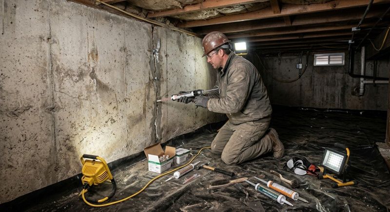 Foundation Damage Repair in Andover, MA