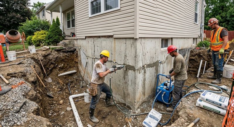 Foundation Damage Repair in Marlborough, MA