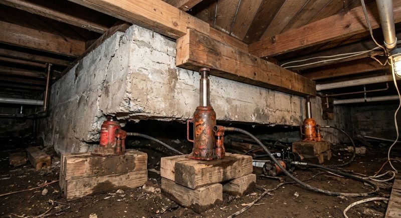 Foundation Jacking in Charlestown, MA