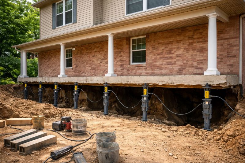Foundation Jacking in Hanson, MA