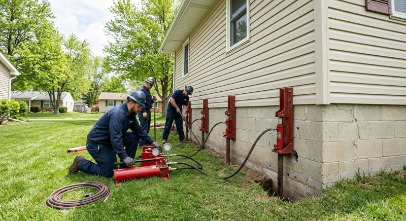 Foundation Jacking in Jamaica Plain, MA