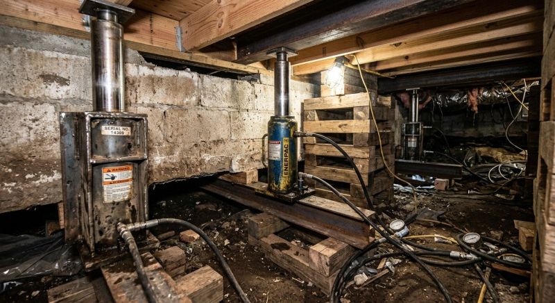 Foundation Jacking in Jamaica Plain, MA