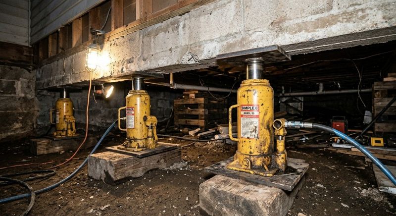 Foundation Jacking in Medway, MA