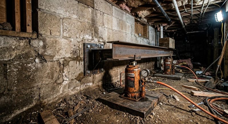 Foundation Jacking in North Reading, MA