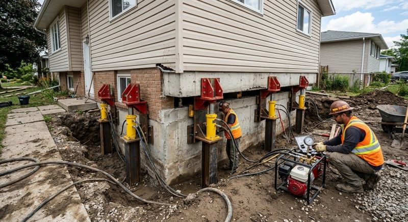 Foundation Lifting in Essex County, MA