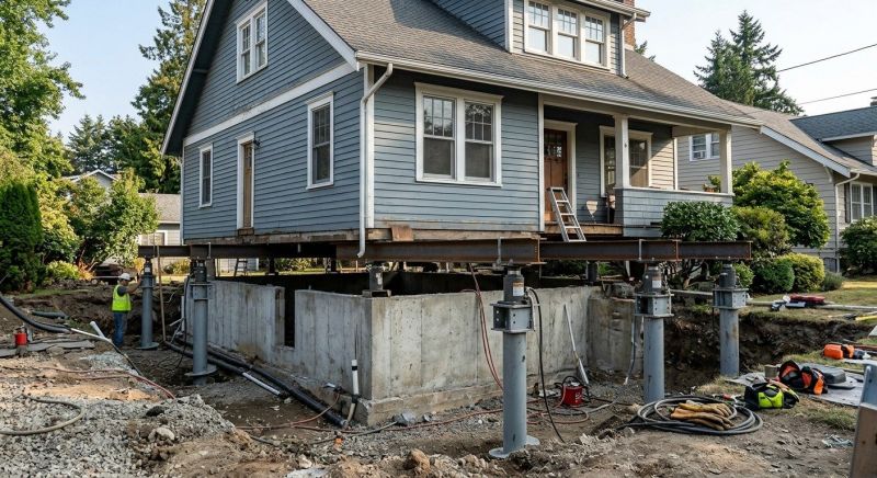 Foundation Raising in Hingham, MA