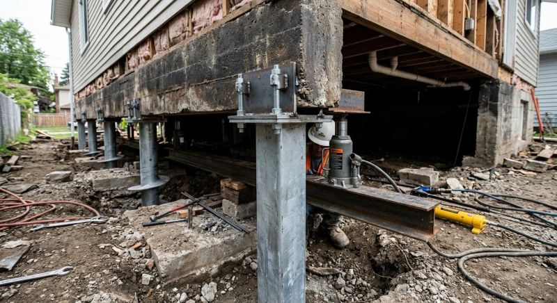 Foundation Raising in Mansfield, MA