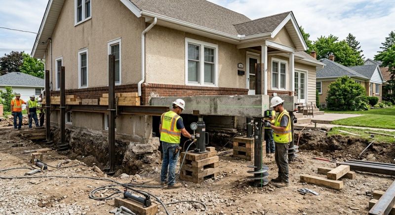 Foundation Releveling in Brookline, MA