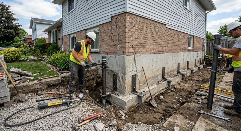 Foundation Stabilizing in Concord, MA