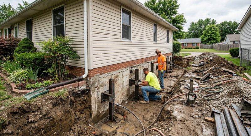 Foundation Stabilizing in Dedham, MA