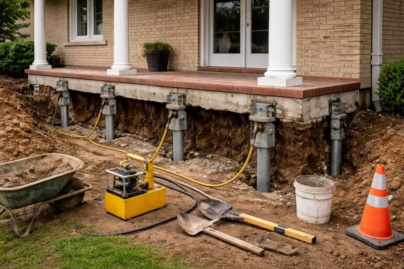 Foundation Stabilizing in Holliston, MA