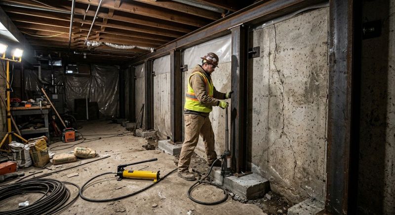 Foundation Stabilizing in Jamaica Plain, MA