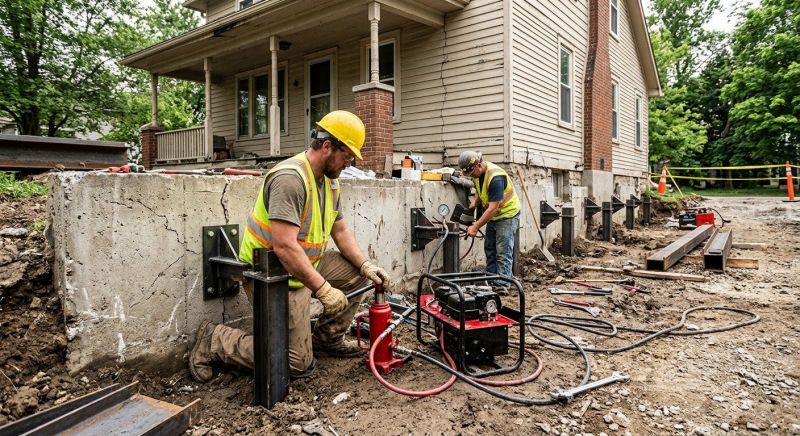 Foundation Stabilizing in Lowell, MA