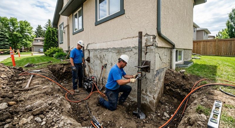 Helical Pile Installation in Brookline, MA