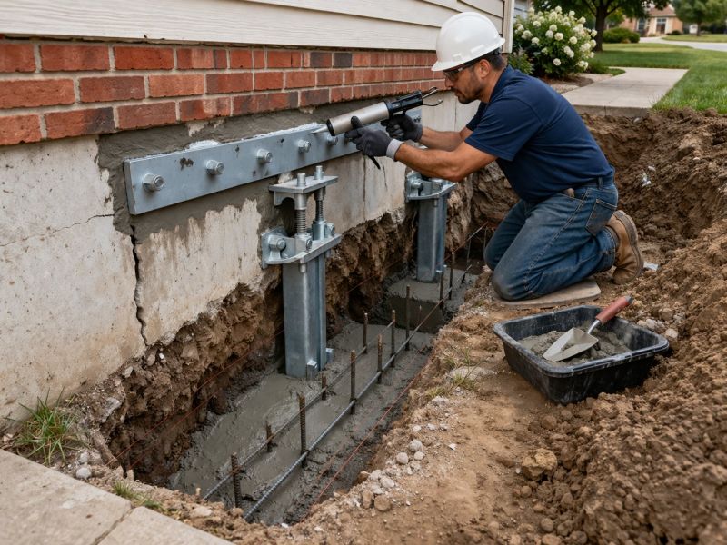 Home Foundation Repair in Lexington, MA
