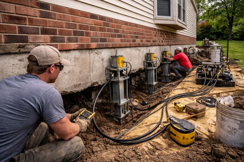 Settling Foundation Service in Brockton, MA