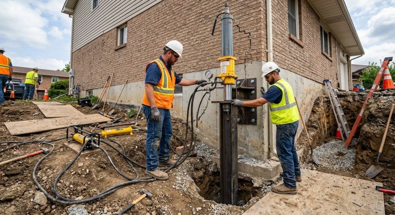 Settling Foundation Service in Marlborough, MA