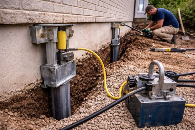 Sinking Foundation Repair in Boxford, MA