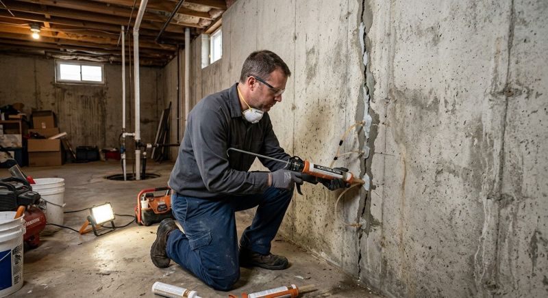 Structural Crack Repair in Brookline, MA
