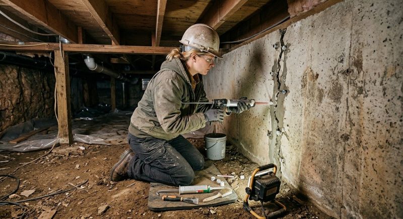 Structural Foundation Repair in Foxboro, MA